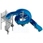 Amusement Children Park Toys Fiberglass Backyard Pool Water Slide for sale