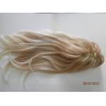 Long Blonde Clip In Ponytail Hair Pieces Silky Straight No Tangling for sale