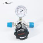 Medical Gas Supply and Medical Equipment Stainless Steel 316L Single Stage Pressure Regulators outlet 60psi 1/2in Male for sale