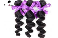 China Loose Wave Peruvian Hair ,  Virgin Natural Black Hair Extensions Tangle-Free supplier