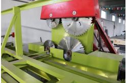 China 4 Shaft Multi Blade Circular Wood Saw with Auto Log Carriage supplier