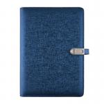 Multifunctional PU Leather B5 Wireless Charging Notebooks With Magnetic Flap for sale