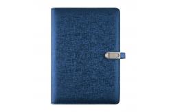China PU Leather B5 Wireless Charging Notebooks With Magnetic Flap Multifunctional supplier