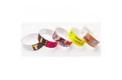 China Adjustable Tyvek Dupont Wristband Activity Barcode Events Paper Event Admission Bracelet supplier