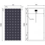 190 Watt Monocrystalline Solar Module For Grid - Connected Power Generation System for sale