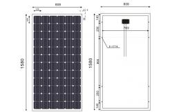 China 190 Watt Monocrystalline Solar Module For Grid - Connected Power Generation System supplier