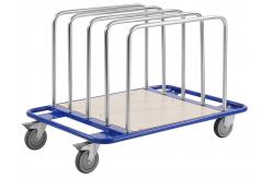 China 150KGS 4 Castor Small Board Trolley Material Handling Equipment Fabrication supplier