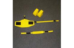 China Solid Spine Board With Head Immobilizer And Straps Non Water Absorption supplier