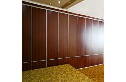 China Fireproof Room Separating Sliding Folding Partition Wall For Church 3 Years Warranty supplier