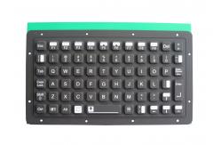 China Adjustable Backlight IP67 Dynamic Silicone Rubber Keyboard USB PS2 Military supplier