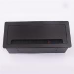 Aluminum Alloy Plate Brush Cover Desktop Sockets Desktop Brush Socket With USB