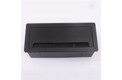 China Aluminum Alloy Plate Brush Cover Desktop Sockets Desktop Brush Socket With USB supplier
