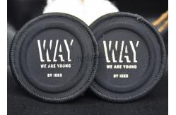 China OEKO 5mm Embossed Patches Canvas Woven Label Patch For Swimwear supplier
