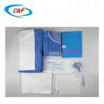 Factory Supplier Medical Disposable Blue Delivery Cesarean Section Pack for Surgical Procedures for sale