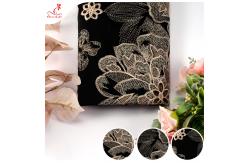 China Flower Pattern Embroidered Lace Fabric Guipure Mesh Lace 135cm Width supplier