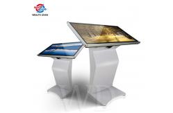 China High Definition Android 8.0 CMS Multi Touch Kiosk Silver K Base supplier