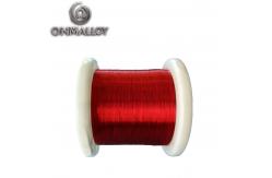China Lacquered Enameled Insulated Resistance Wire 180 Degree Celsius Coating Thermal Level supplier