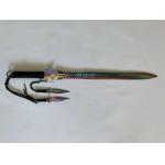 Fishbone Nylon Handle Hunting Knife HRC50 To 55 Titanium Hand Polished