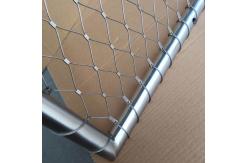 China Flexible Stainless Steel Wire Rope Net for Building Protection Woven Wire Mesh supplier