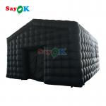 Portable LED Disco Lighting Mobile Night Club Tent Inflatable Cube Party Tent for sale
