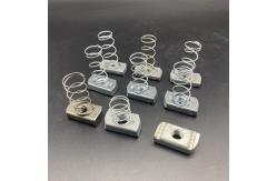 China M6 M8 M10 Hot Dip Galvanized Unistrut Spring Nuts supplier