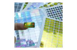 China Custom Watermark Hologram Tamper Proof Seal Stickers supplier