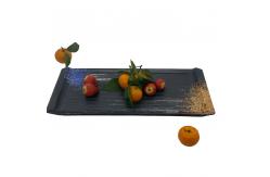 China Unique Melamine Dinner Plates Restaurant Rectangle Anti Scratch supplier