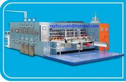 China Pre Feeding Flexo Printer Slotter Die Cutter Folder Gluer Strapper Inline Full Automatic supplier