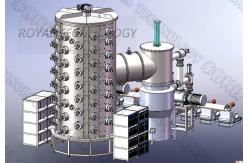 China Gold Tin Coating Equipment For Ceramic Tiles , Titanium Nitride Pvd Plating Machine supplier