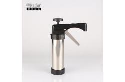 China ABS SS Steel Biscuit Press Machine Sliver LFGB Hand Operated Home Use supplier