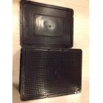 Conductive Crate ESD Plastic Bins , 400 * 300 * 150mm ESD Totes Containers With Lids