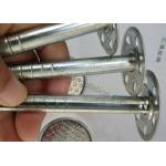 Galvanized Rock Wool Insulation Fixing Pins M8 x 90MM For Insulation Boards