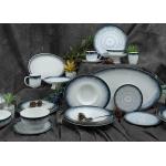 Royal Blue Ceramic 20pc Dinner Set For Wedding Party for sale