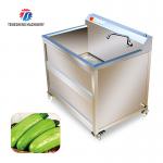 85KG 0.55KW Single cylinder seafood bubble cleaning machine small lobster washing machine for sale