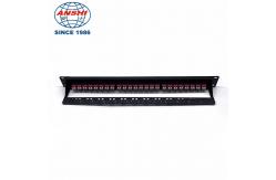 China Rack Mount ODF Fiber Optic Patch Panel For Telecommunications supplier