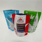 CBD Flower Herbs  Three Side Seal Pouch Customized Printed Laminated