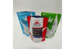 China CBD Flower Herbs  Three Side Seal Pouch Customized Printed Laminated supplier