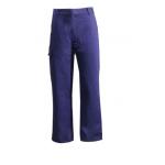 330 GSM Fire Retardant Jeans Working Pants For With Patch Pockets Metal Zipper for sale