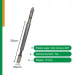 Industrial Level 65mm Dual Borewell Camera Side 360 Degree Rotate High Resolution for sale