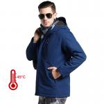 Outdoor Electric Heated Jacket Waterproof Winter Sport Three In One Men Ski Jacket for sale