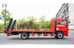 China Shacman 4x2 8ton Excavator Loader Loading Tow Wrecker Flatbed Cargo Truck supplier