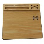 24V Rectangle Wood Mouse Pad , Mildew Proof Wooden Mouse Mat for sale