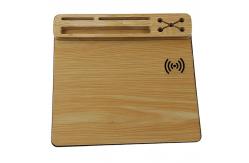 China 24V Rectangle Wood Mouse Pad , Mildew Proof Wooden Mouse Mat supplier