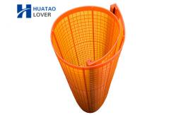 China Orange High Frequency Polyurethane Screen Panels Vibrating Mesh For Iron Sand supplier