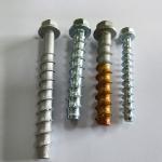 HEX flange head with cushion concrete thread self-cutting anchor drill cement cut bottom self-tapping expansion screw bolt for sale