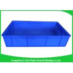 Customized Plastic Storage Trays 100% New Pp Light Weight Nested Freely HDPE