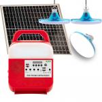 Home 12v DC Solar Lighting Energy System Mini Portable 25w Ups Portable Home Mp3 for sale