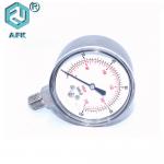 Diameter 63mm Stainless Steel Oil Filled Gas Pressure Test Gauge for sale