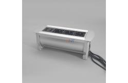 China Surface Mounted Manual Overturn EU Power Socket Outlet supplier