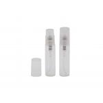3ml Empty Mini Plastic Perfume Bottle Tester With Clear Atomizer Spray Pump for sale